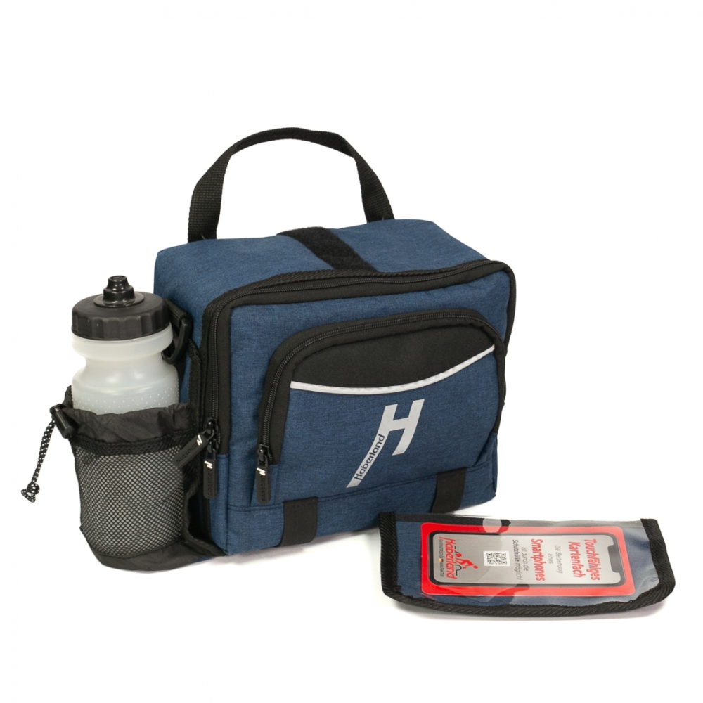 Haberland Bottle Klickfix Fahrrad Lenkertasche  Blau, 6 Liter, Inkl.  Adapter  LKF141 46