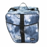 Doppeltasche blau/Jeans