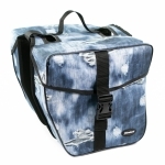 Doppeltasche blau/Jeans