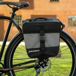 Fahrradtasche Doppeltasche HABERLAND Einzelpacktasche "Einsteiger-Serie" - Fahrrad Garage Stade Kleine Fahrradtasche Gepäckträger